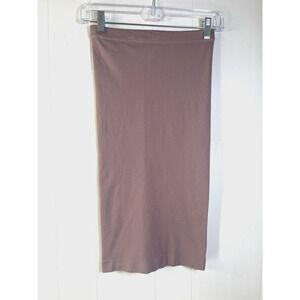 Aritzia Babaton Bodycon Tube Skirt Nylon Stretch Minimalist Pink Size XS/S
